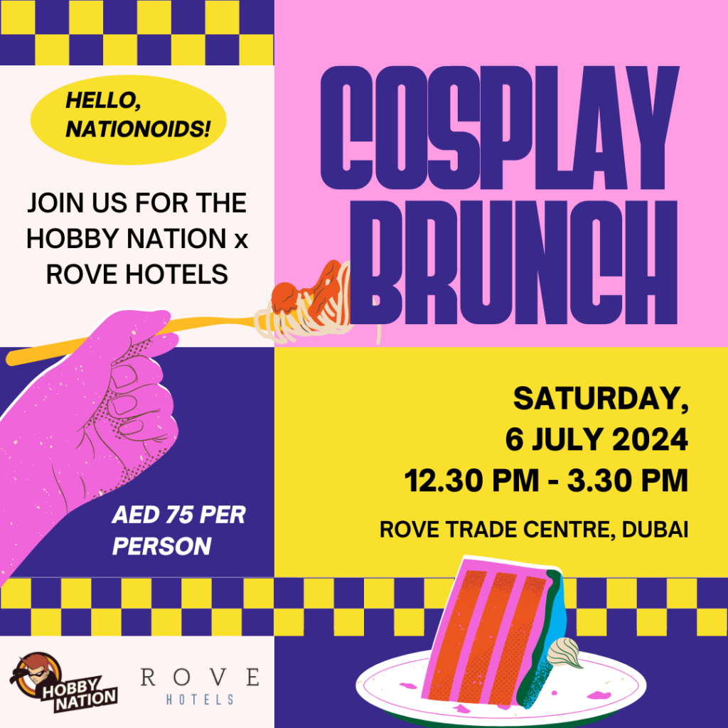 Hobby Nation x Rove Hotels Cosplay Brunch